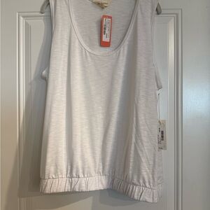 White Sleeveless Women's Top NWT